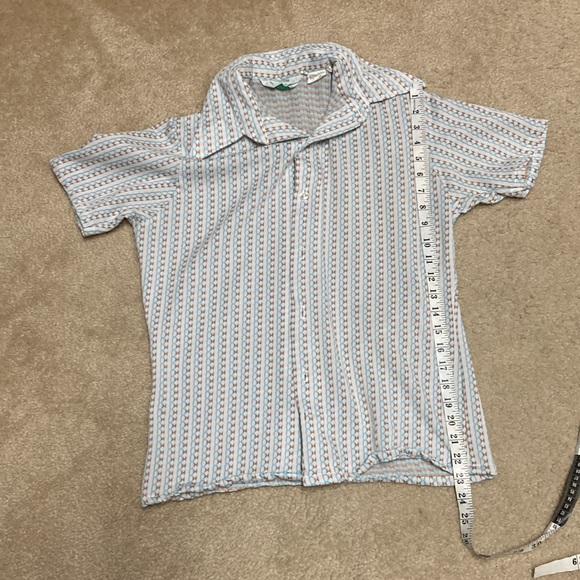 Vintage B Altman & Co men’s polyester button Down Shirt - Picture 4 of 4